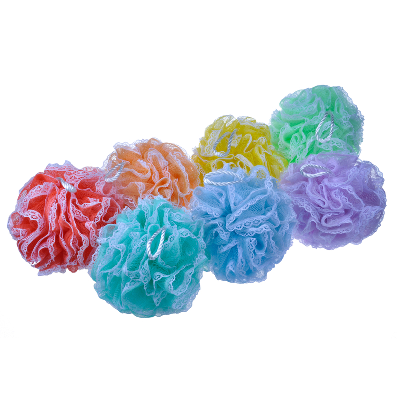 Loofah Body Scrub Scrubting Puff Bath Boot Body Puff TJ180