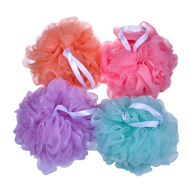 70 جرام إسفنجة حمام ناعمة ناعمة لتنظيف الجسم المستدير إسفنجة استحمام TJ103