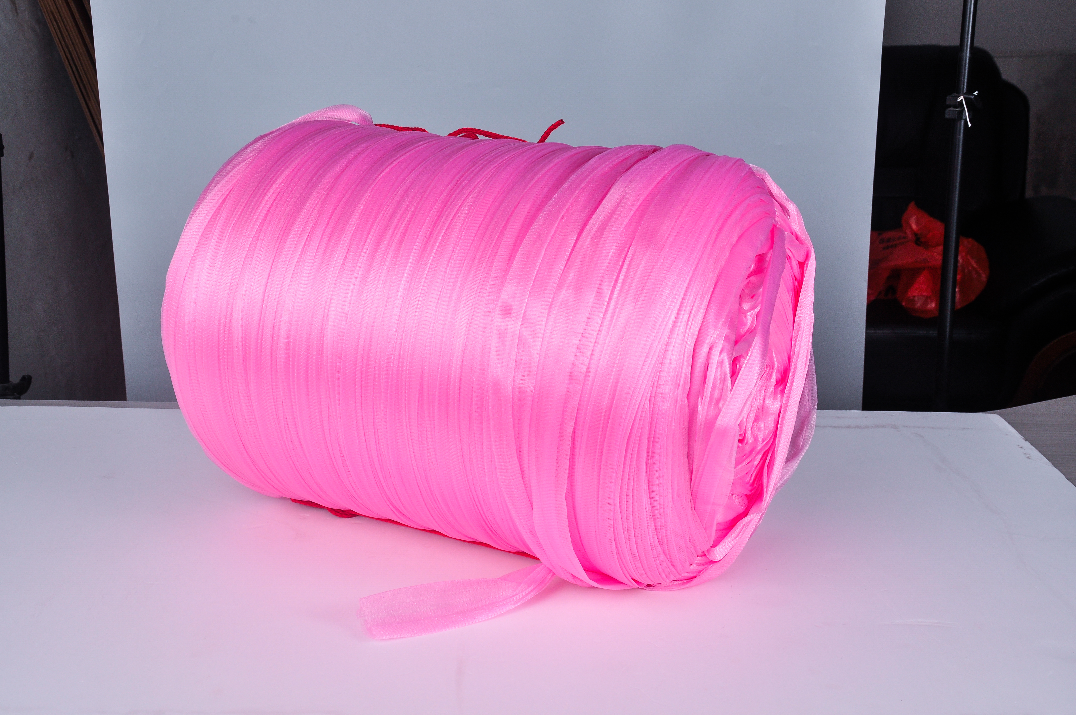 نوعية جيدة PE مقذوف شبكة بلاستيكية وردية TJ091